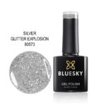 BLUESKY TRAJNI LAK SILVER GLITTER EXPLOSION 10ML