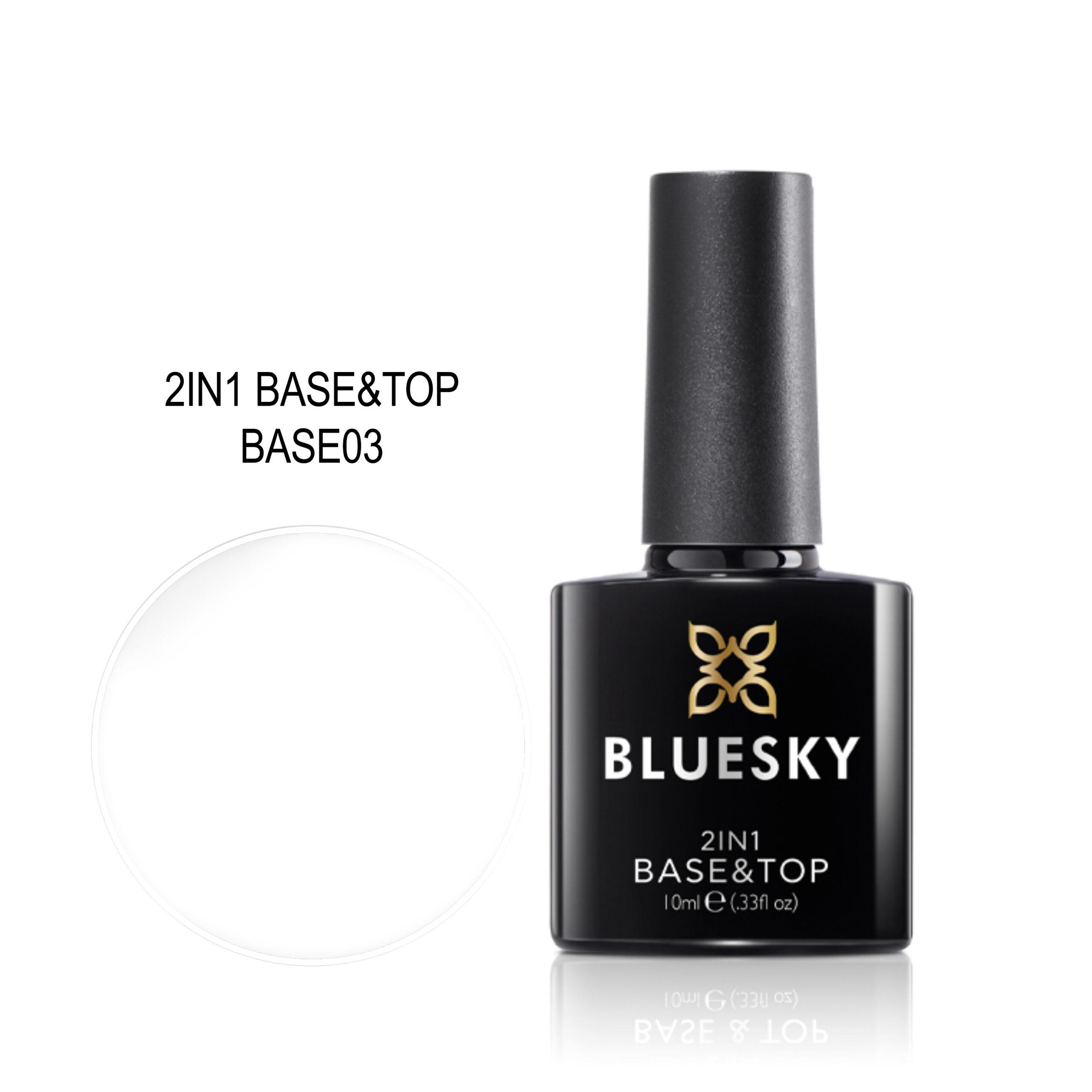 BASE03 BLUESKY 2IN1 BASE AND TOP 10ML - Image 1