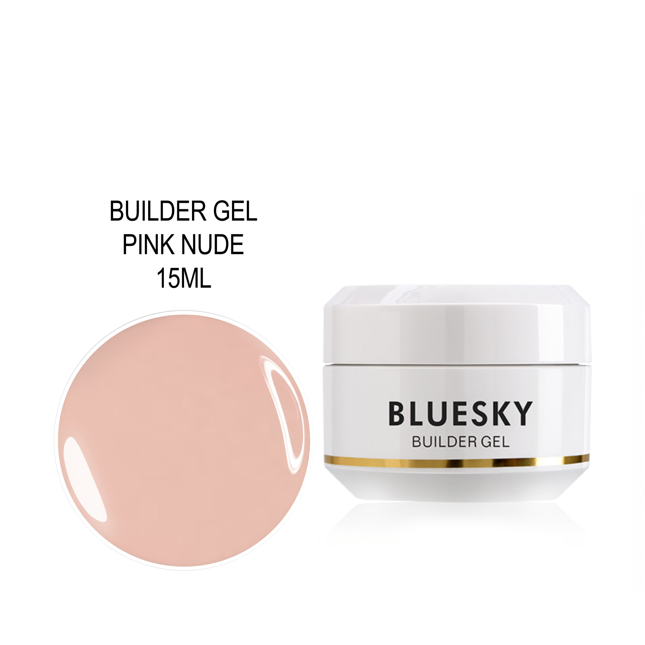 BUILDER12_1 BLUESKY BUILDER GEL PINK NUDE 15ML - Image 1