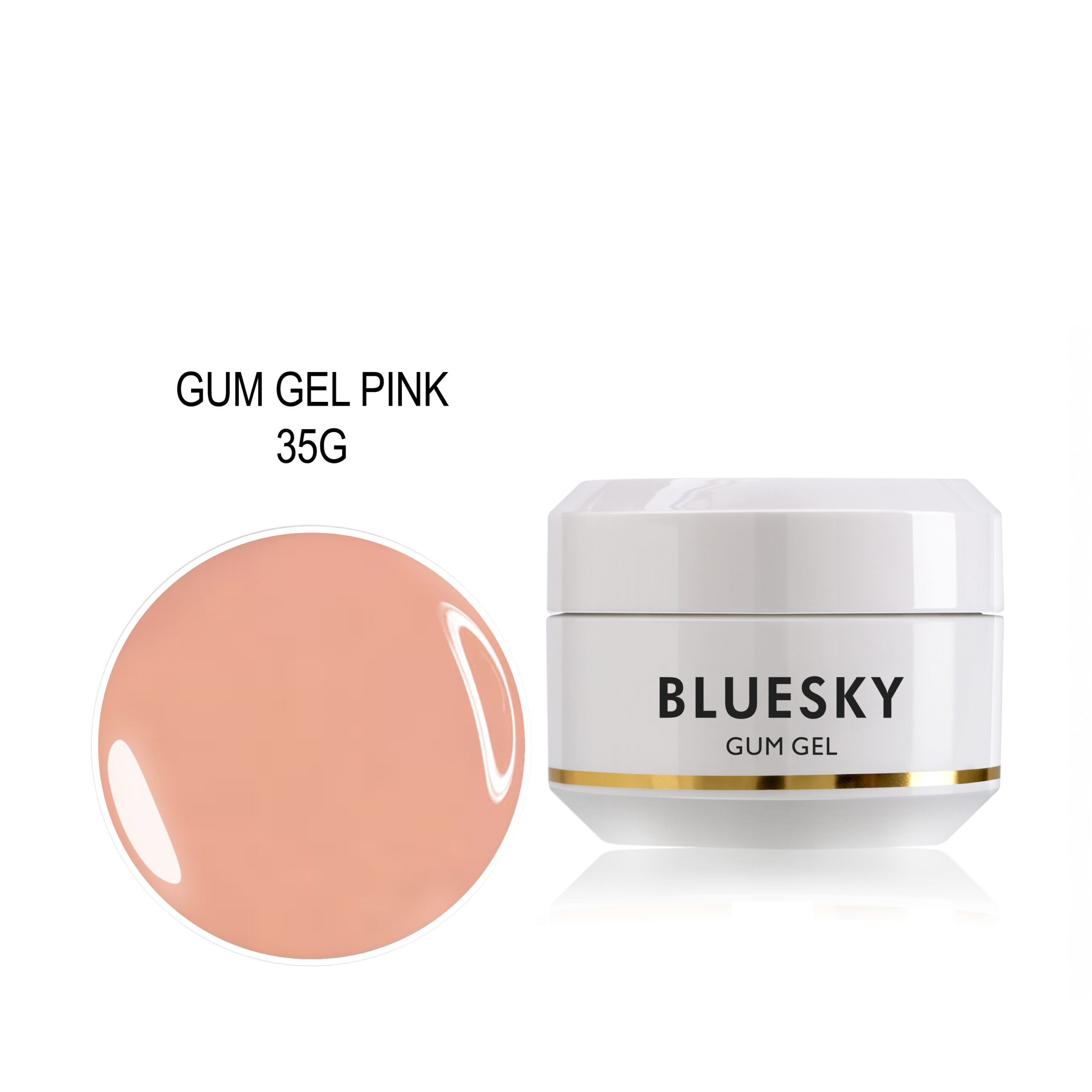 GUM04_1 BLUESKY GUM GEL PINK 35GR - Image 1
