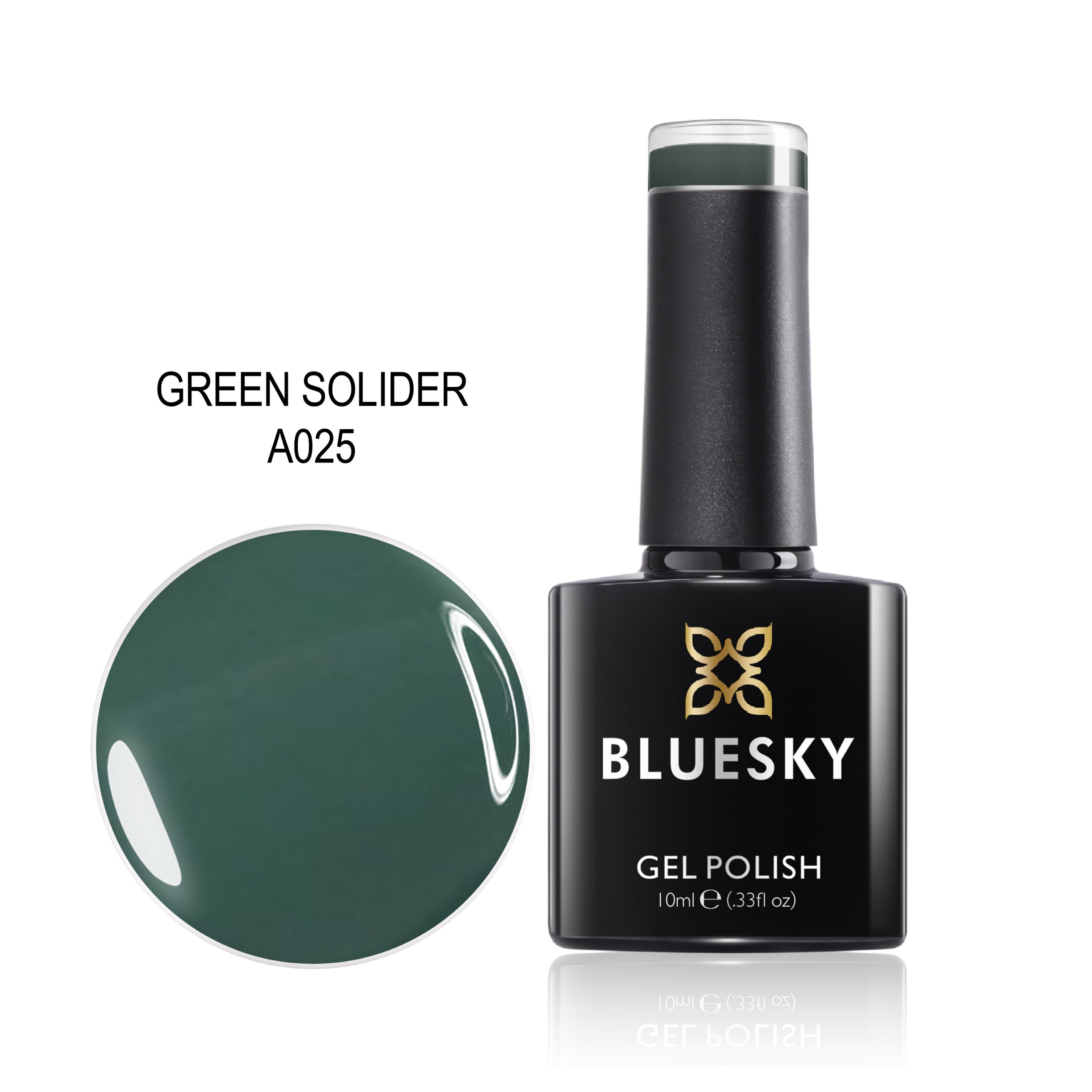 A025 BLUESKY TRAJNI LAK GREEN SOLDIER 10ML - Image 1