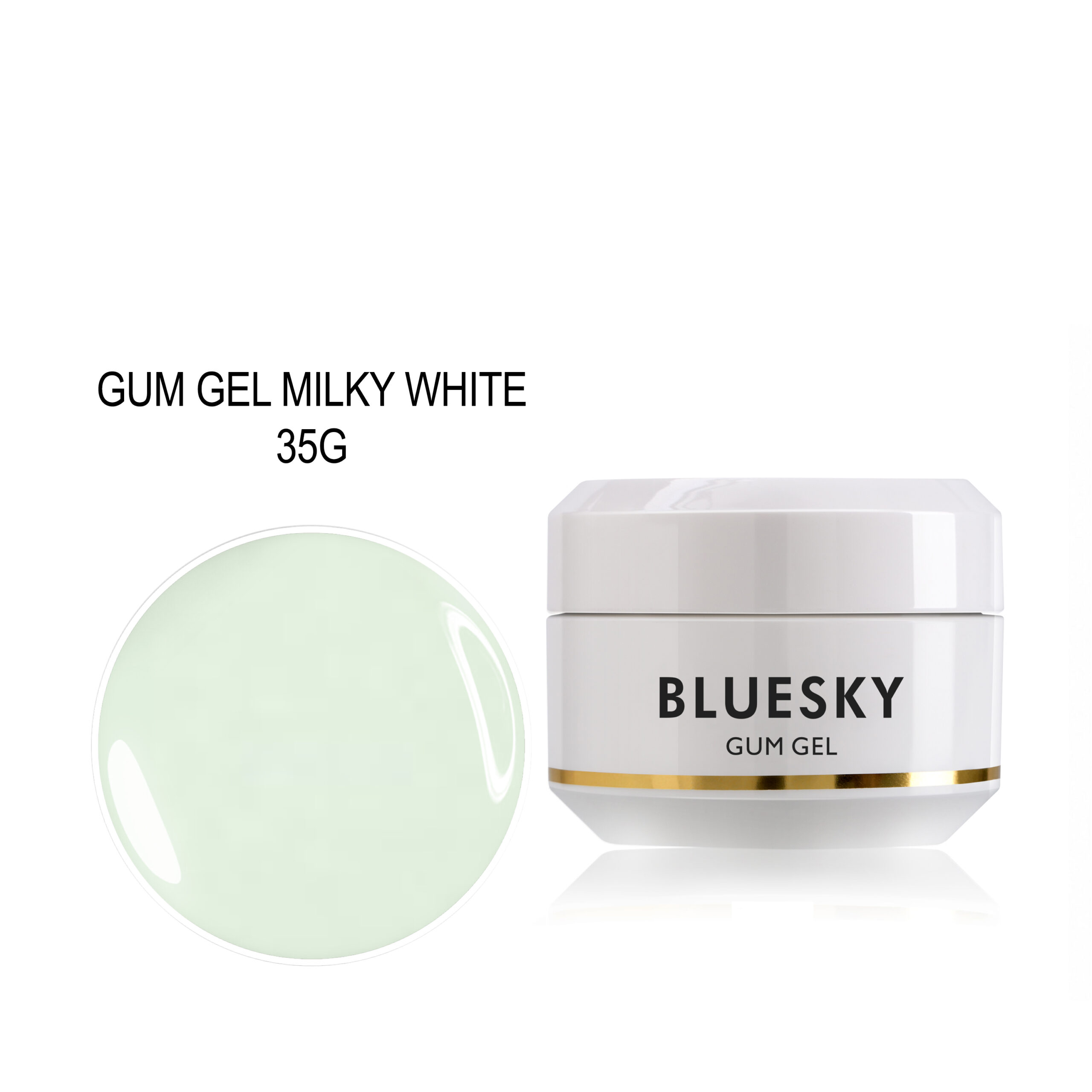 GUM05_1 BLUESKY GUM GEL MILKY WHITE 35GR - Image 1