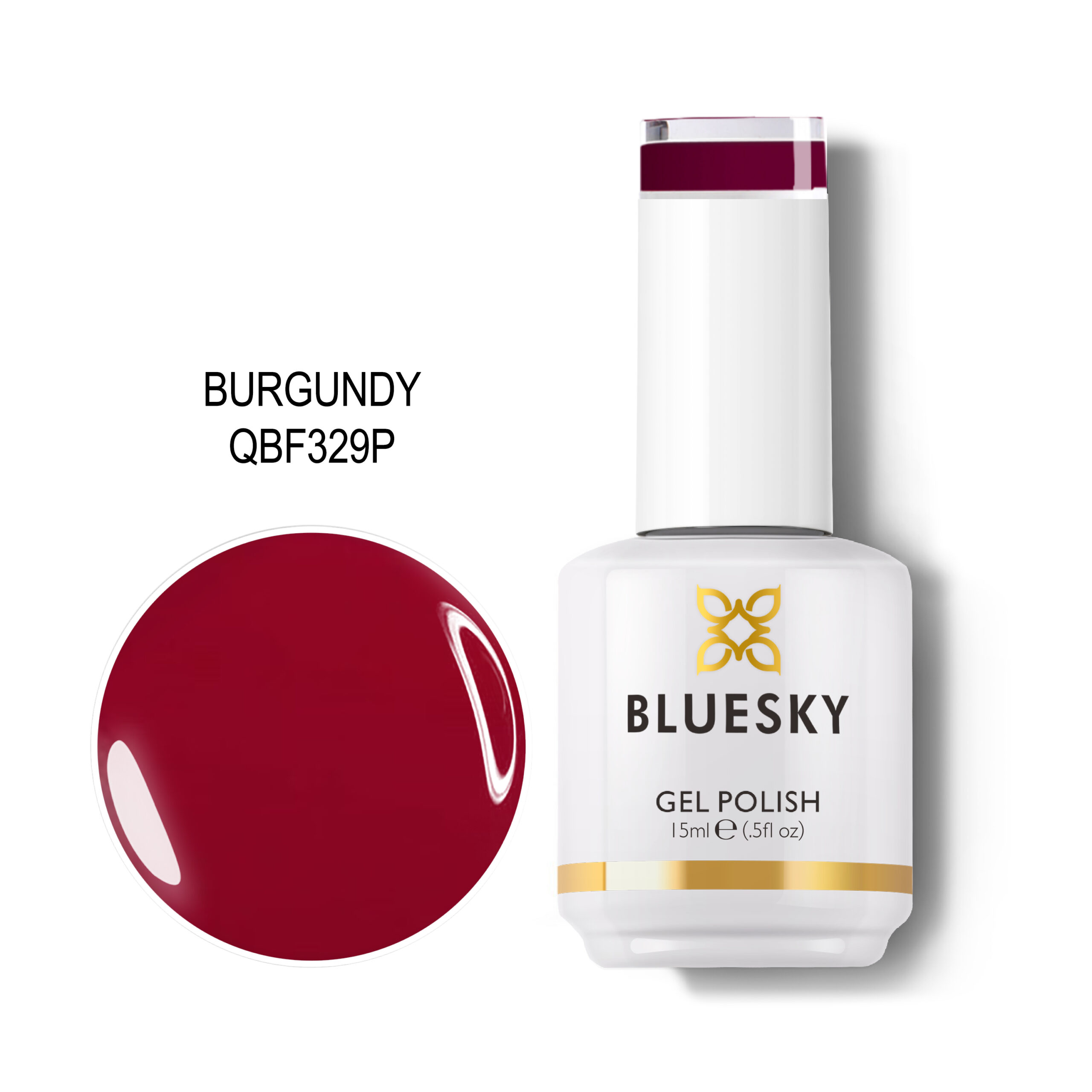 BLUESKY TRAJNI LAK BURGUNDY 15ML BLUESKY TRAJNI LAK BURGUNDY 15ML