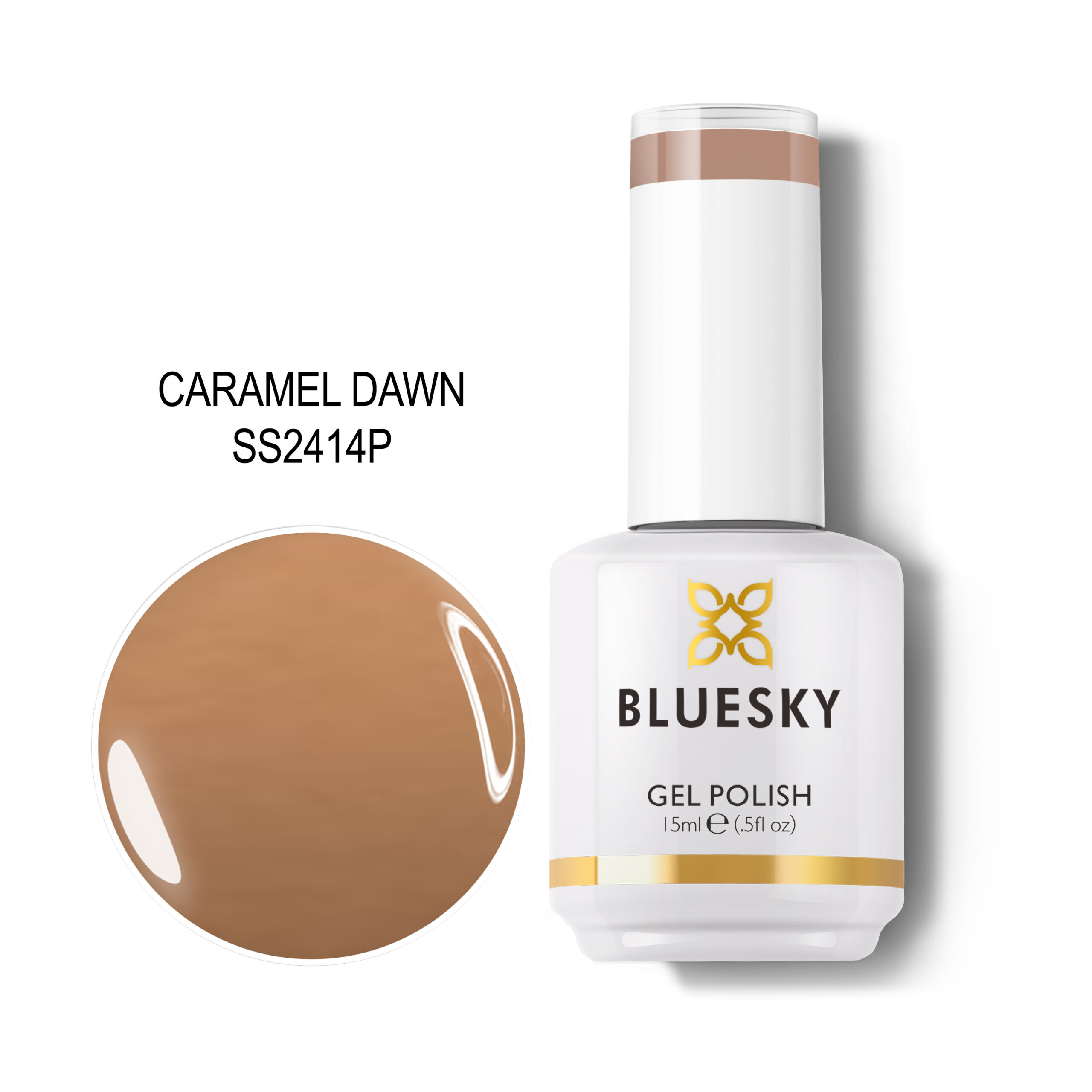 BLUESKY TRAJNI LAK CARAMEL DAWN 15ML BLUESKY TRAJNI LAK CARAMEL DAWN 15ML