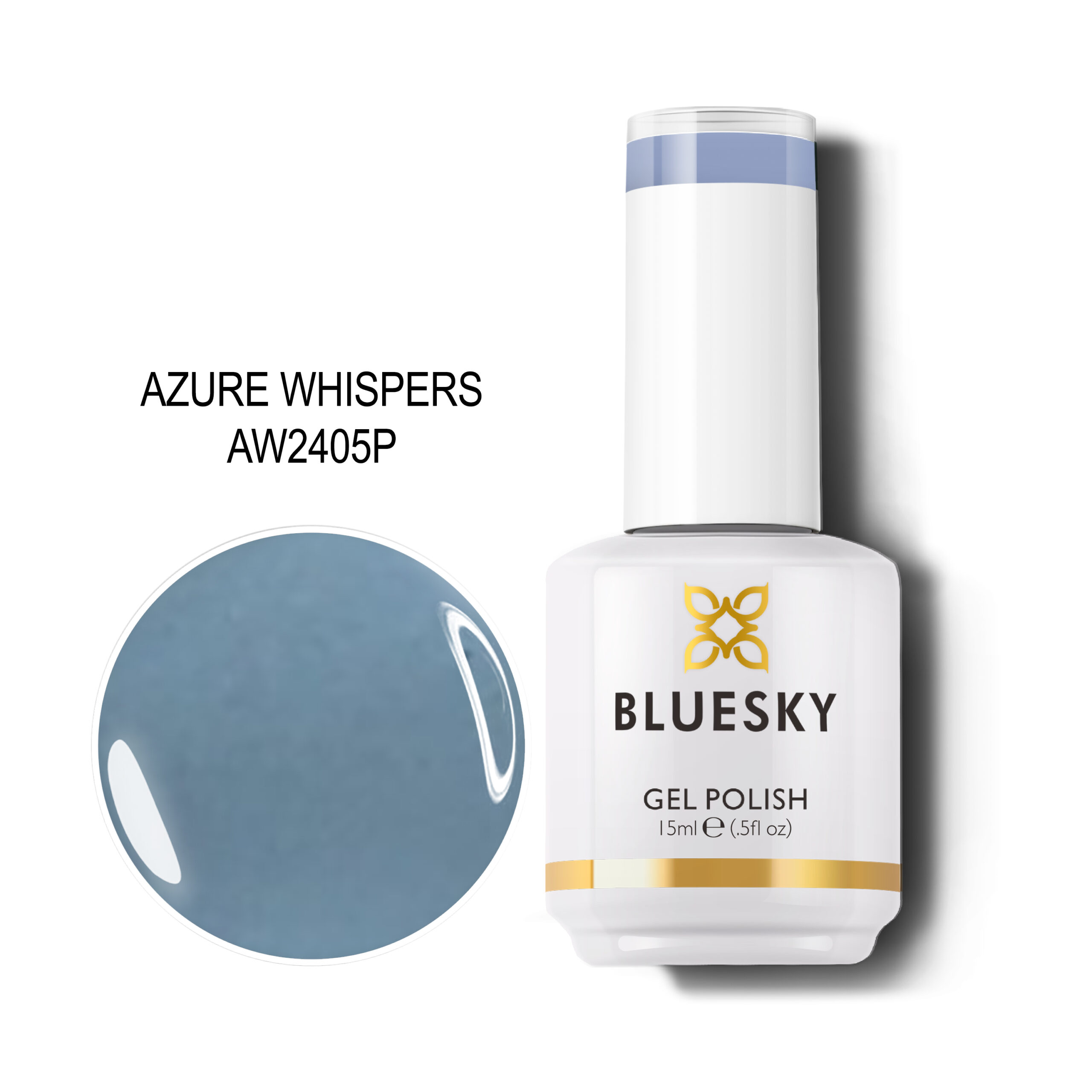 AW2405P BLUESKY TRAJNI LAK AZURE WHISPERS 15ML - Image 1