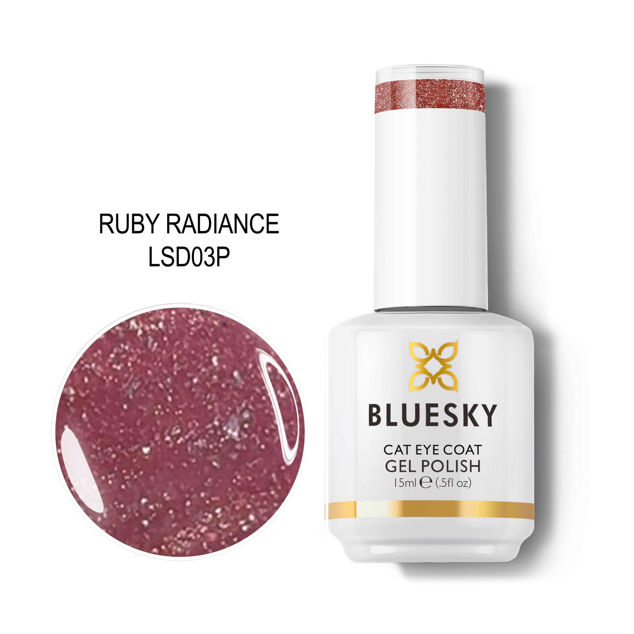 BLUESKY TRAJNI LAK RUBY RADIANCE 15ML BLUESKY TRAJNI LAK RUBY RADIANCE 15ML