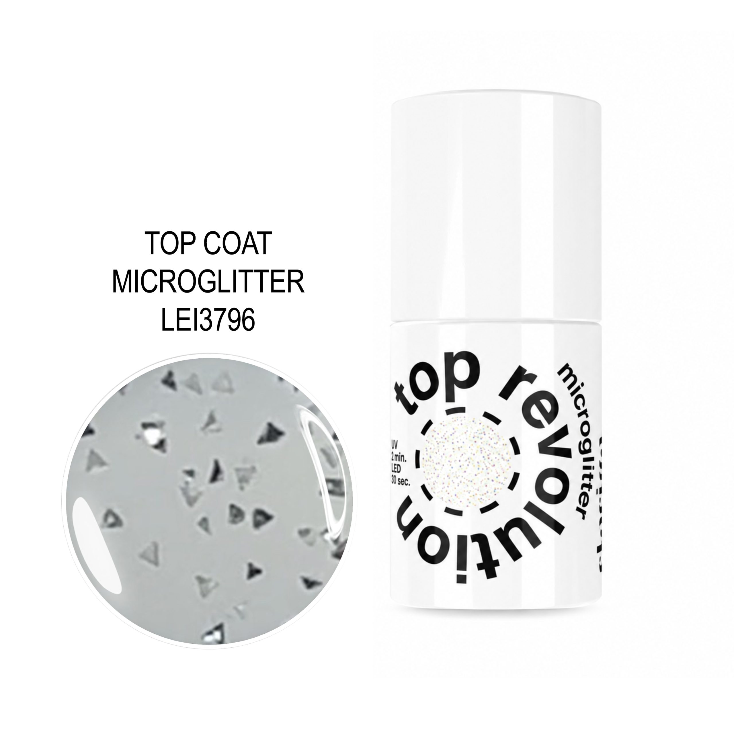 MICROGLITTER_2 CLARISSA TOP COAT MICROGLITTER 7ML - Image 1