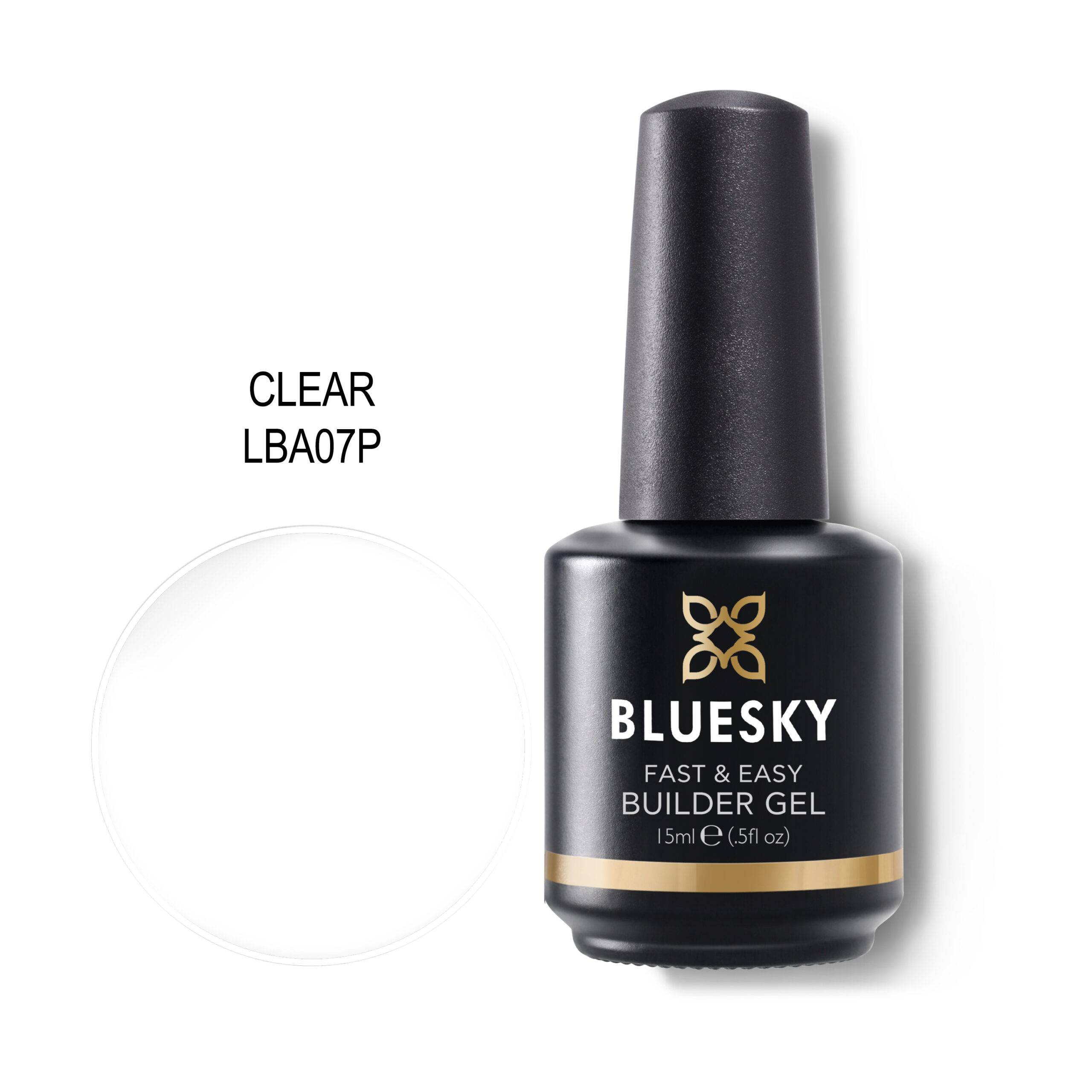 LBA07 BLUESKY FAST AND EASY BUILDER GEL CLEAR 15ML - Image 1
