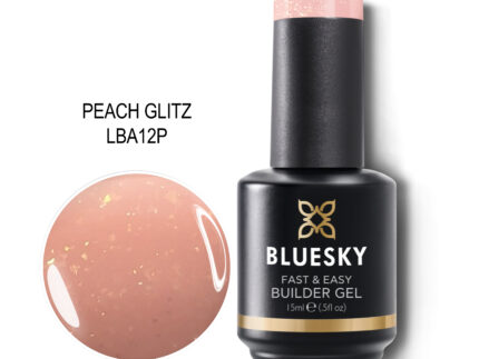 BLUESKY FAST AND EASY BUILDER GEL PEACH GLITZ 15ML