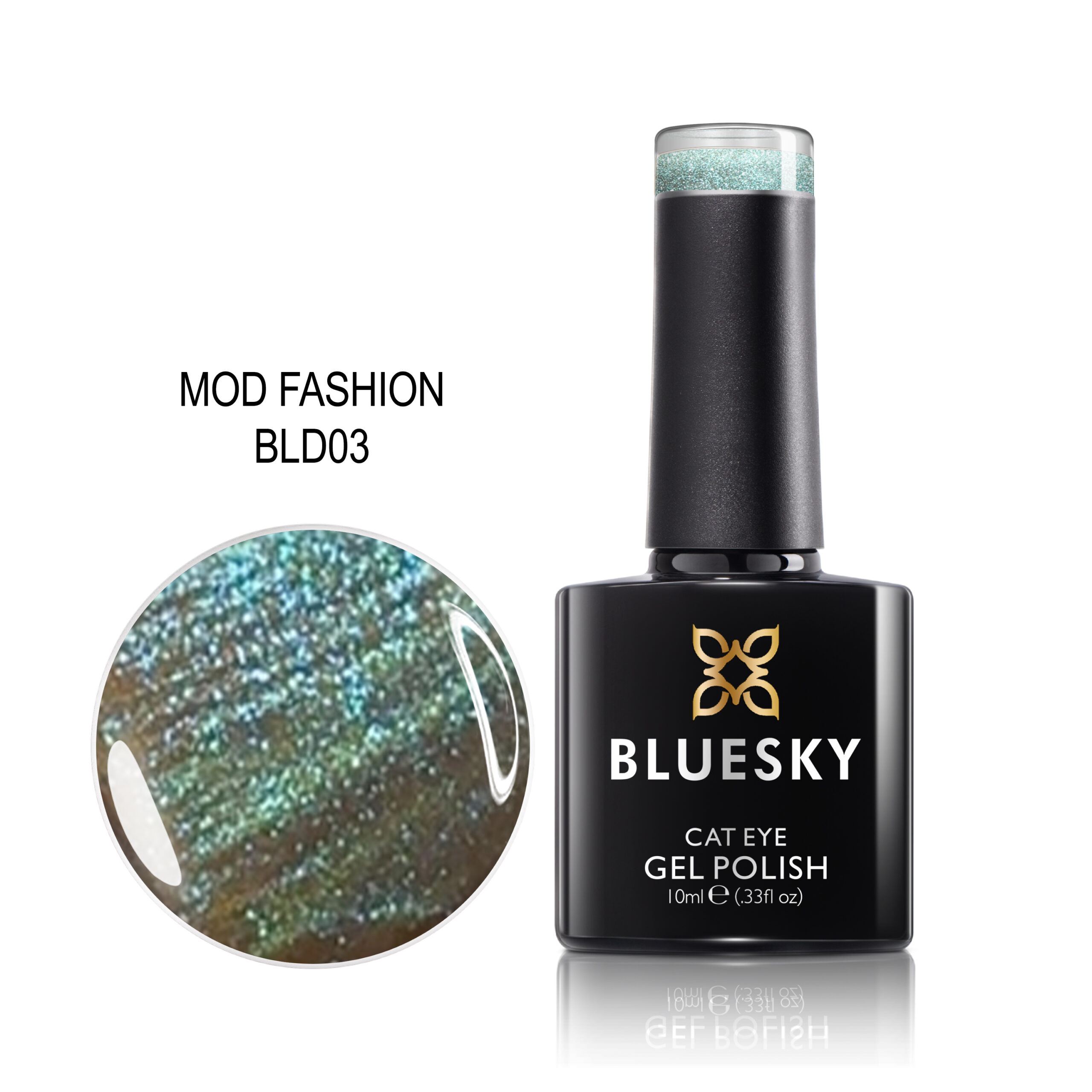 BLD03MA BLUESKY MOD FASHION CAT EYE TRAJNI LAK 10ML - Image 1