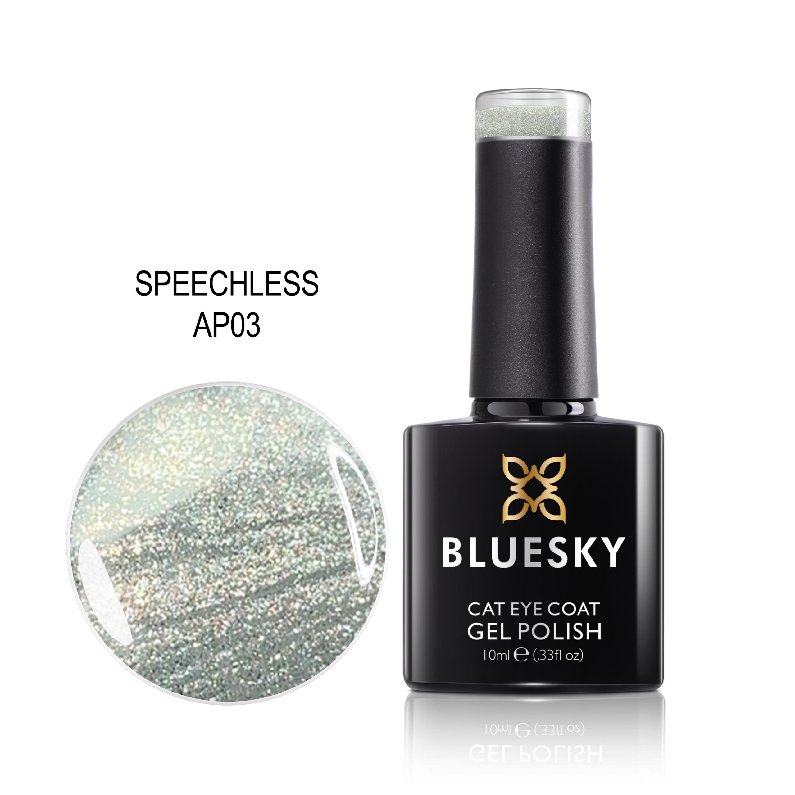 BLUESKY SPEECHLESS CAT EYE TRAJNI LAK 10ML BLUESKY SPEECHLESS CAT EYE TRAJNI LAK 10ML