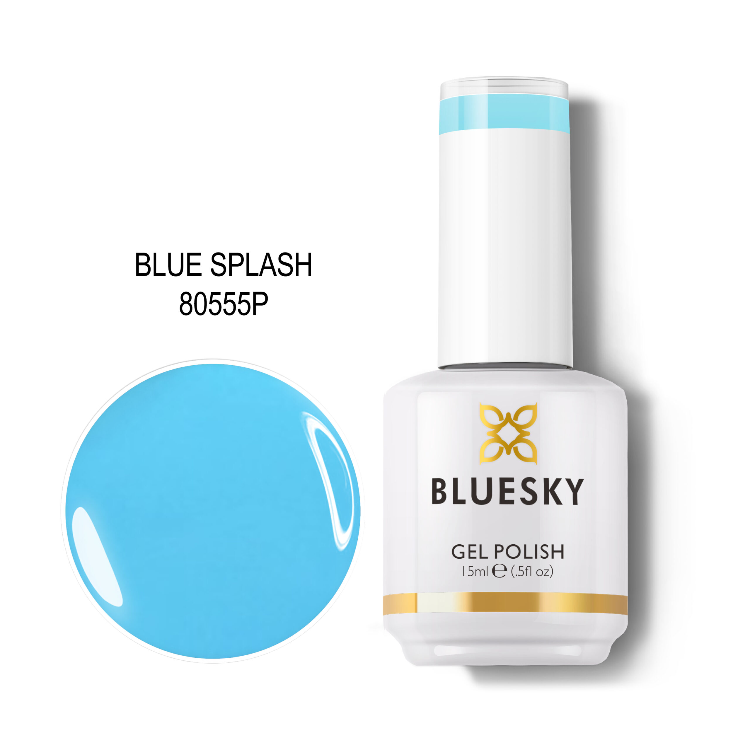 BLUESKY TRAJNI LAK BLUE SPLASH 15ML BLUESKY TRAJNI LAK BLUE SPLASH 15ML - Image 1