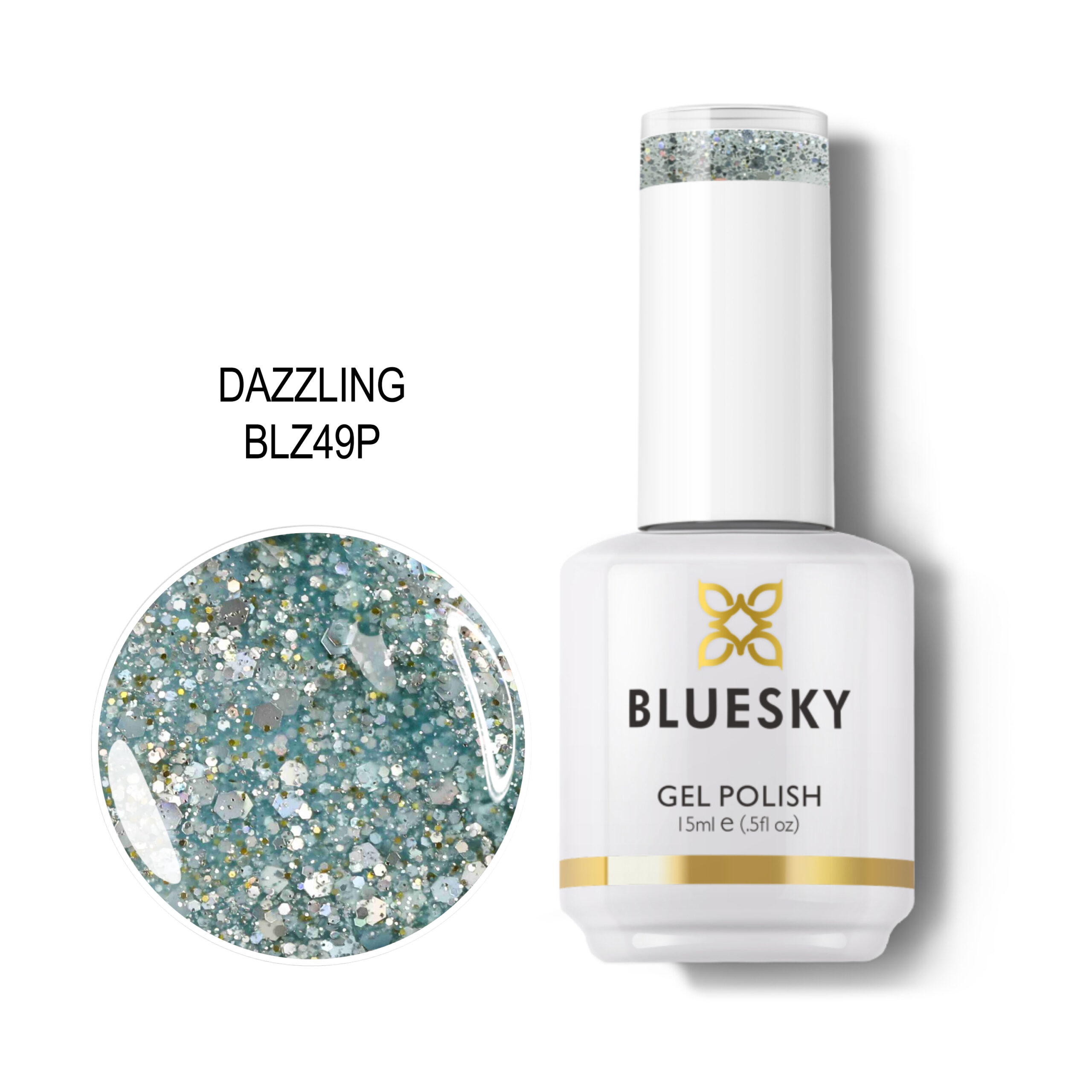 BLZ49P BLUESKY TRAJNI LAK DAZZLING 15ML - Image 1