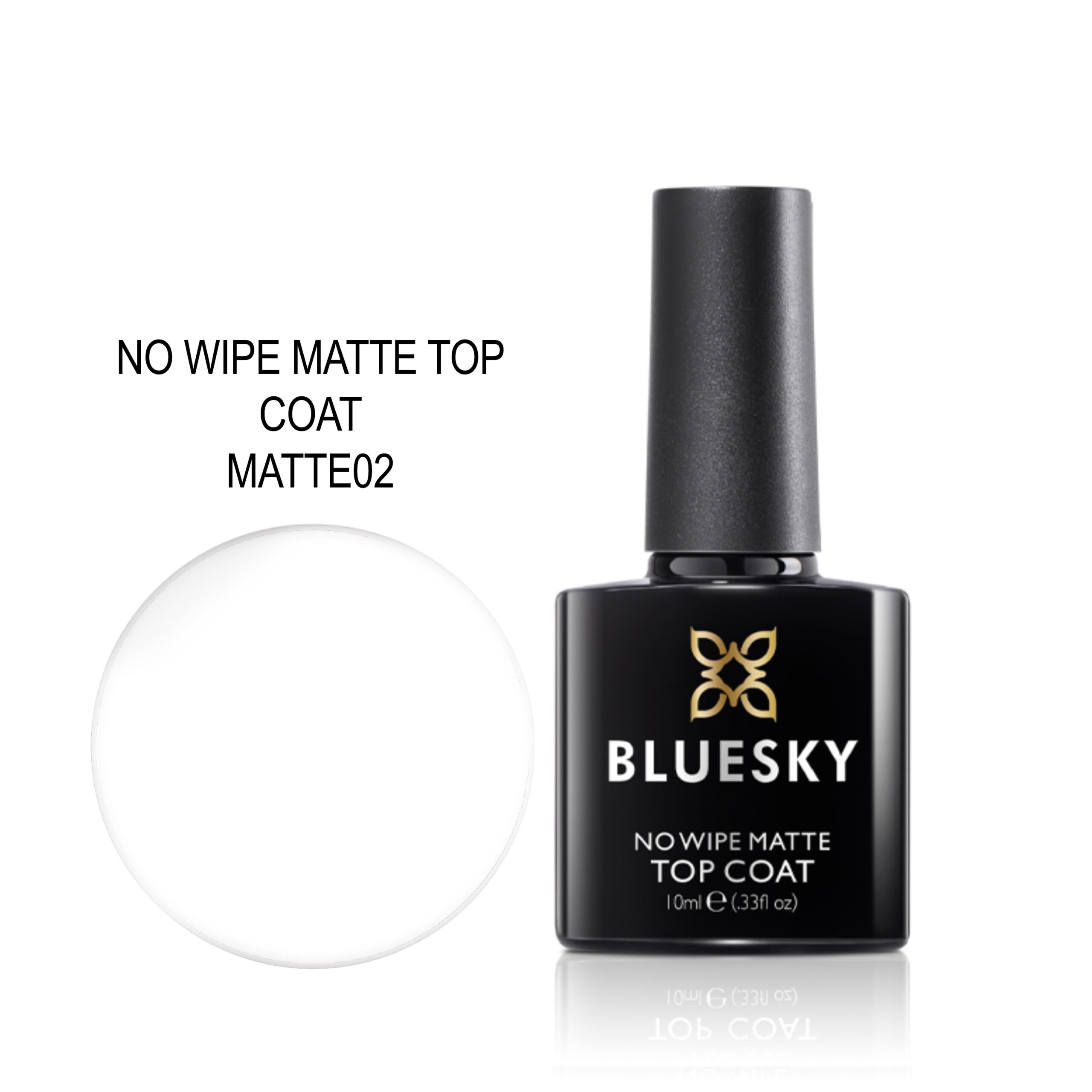 MATTE02 BLUESKY NO WIPE MATTE TOP COAT 10ML - Image 1