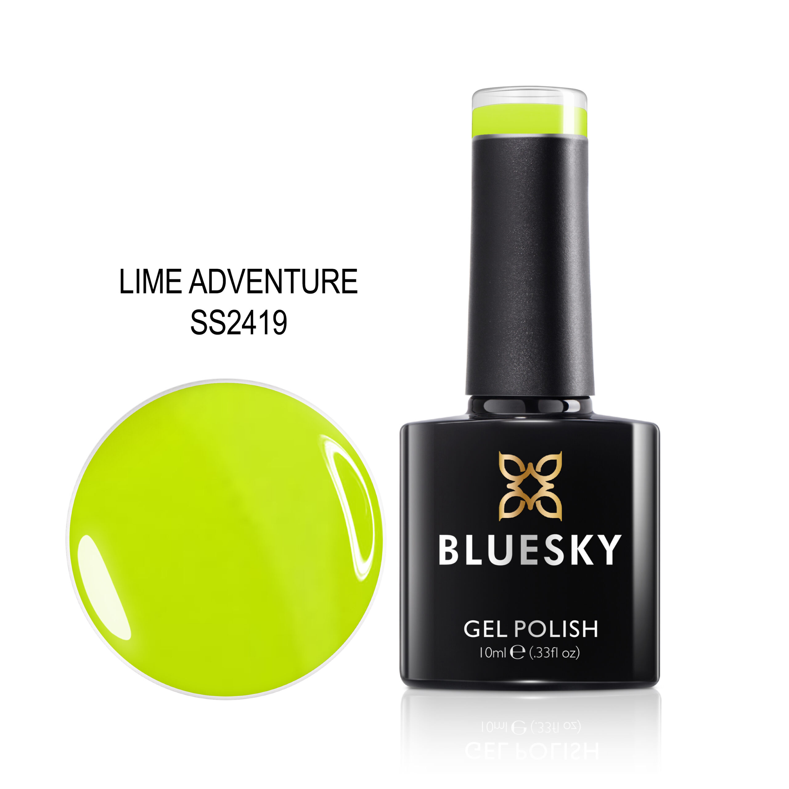 SS2419 BLUESKY TRAJNI LAK LIME ADVENTURE 10ML - Image 1