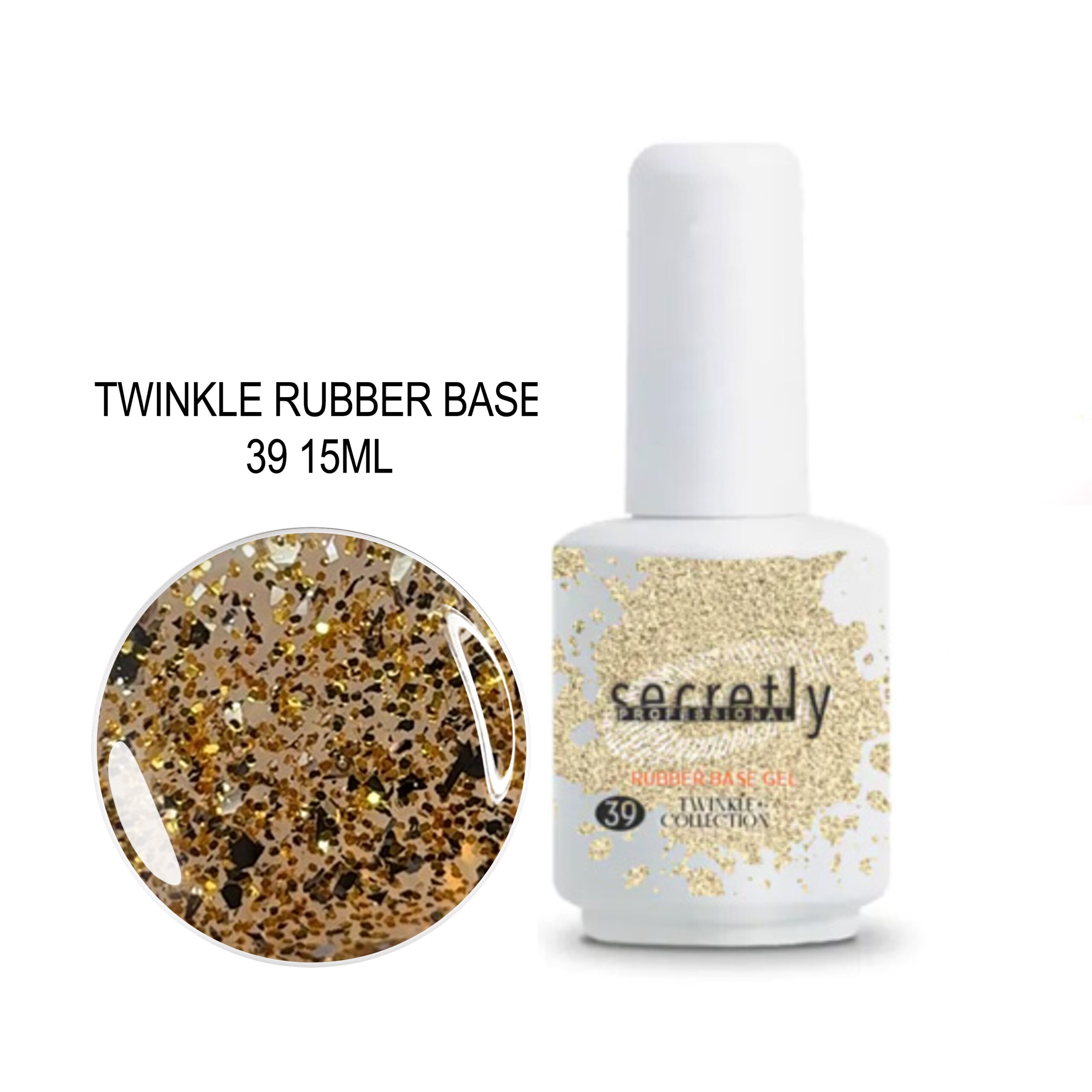 SECRETLY TWINKLE RUBBER BASE 39 15ML SECRETLY TWINKLE RUBBER BASE 39 15ML