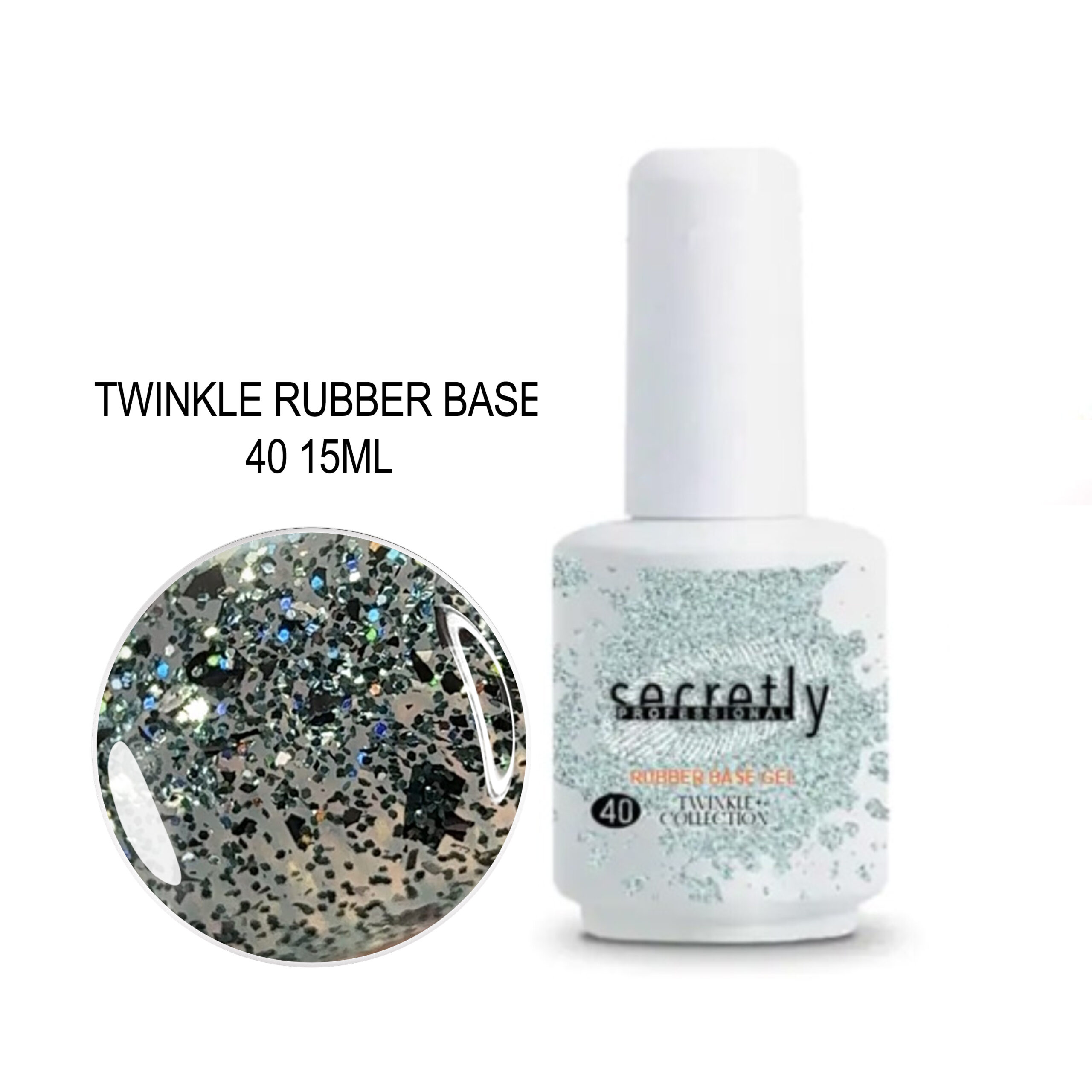 40 SECRETLY TWINKLE RUBBER BASE 40 15ML - Image 1