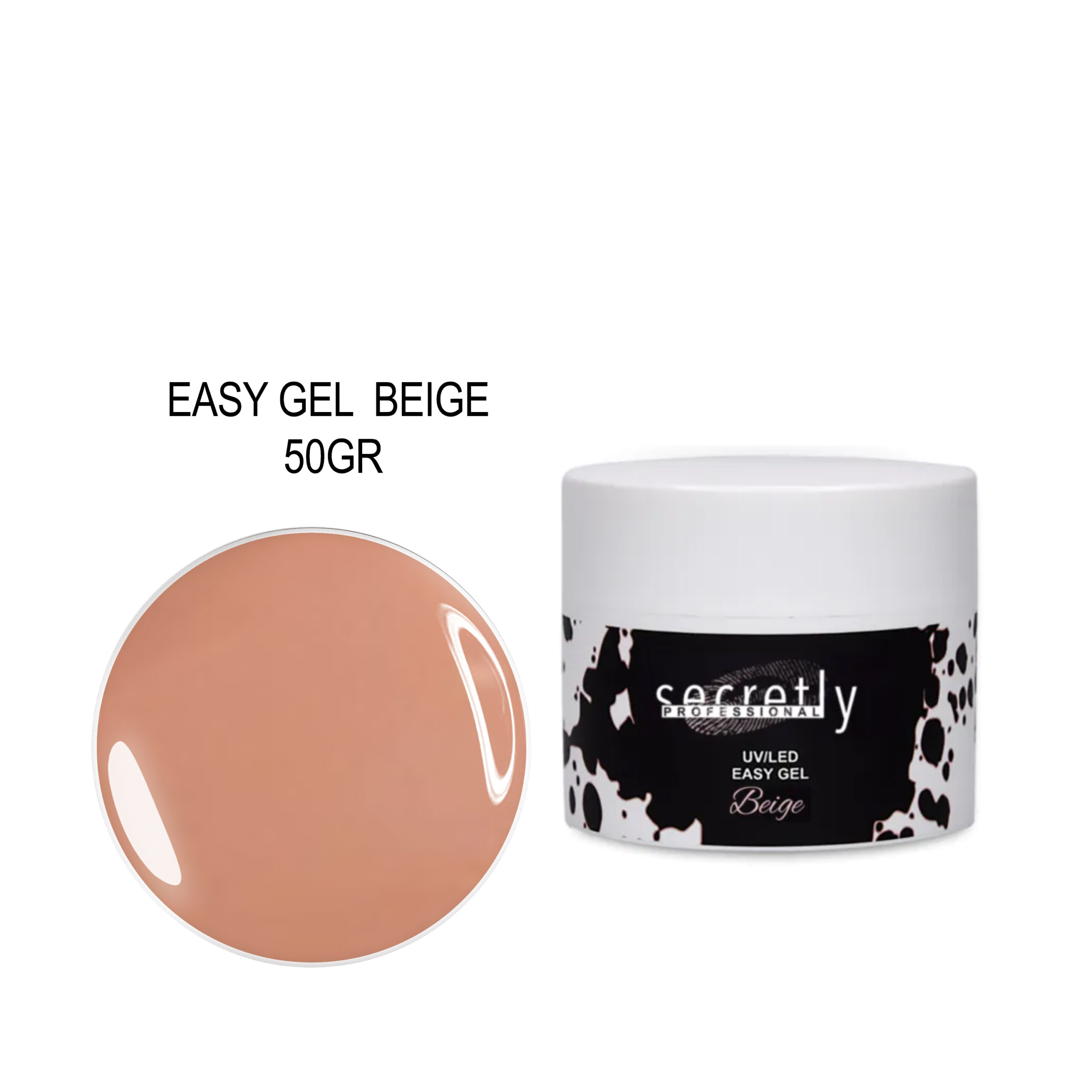BEIGE SECRETLY UV/LED GEL EASY BEIGE 50GR - Image 1