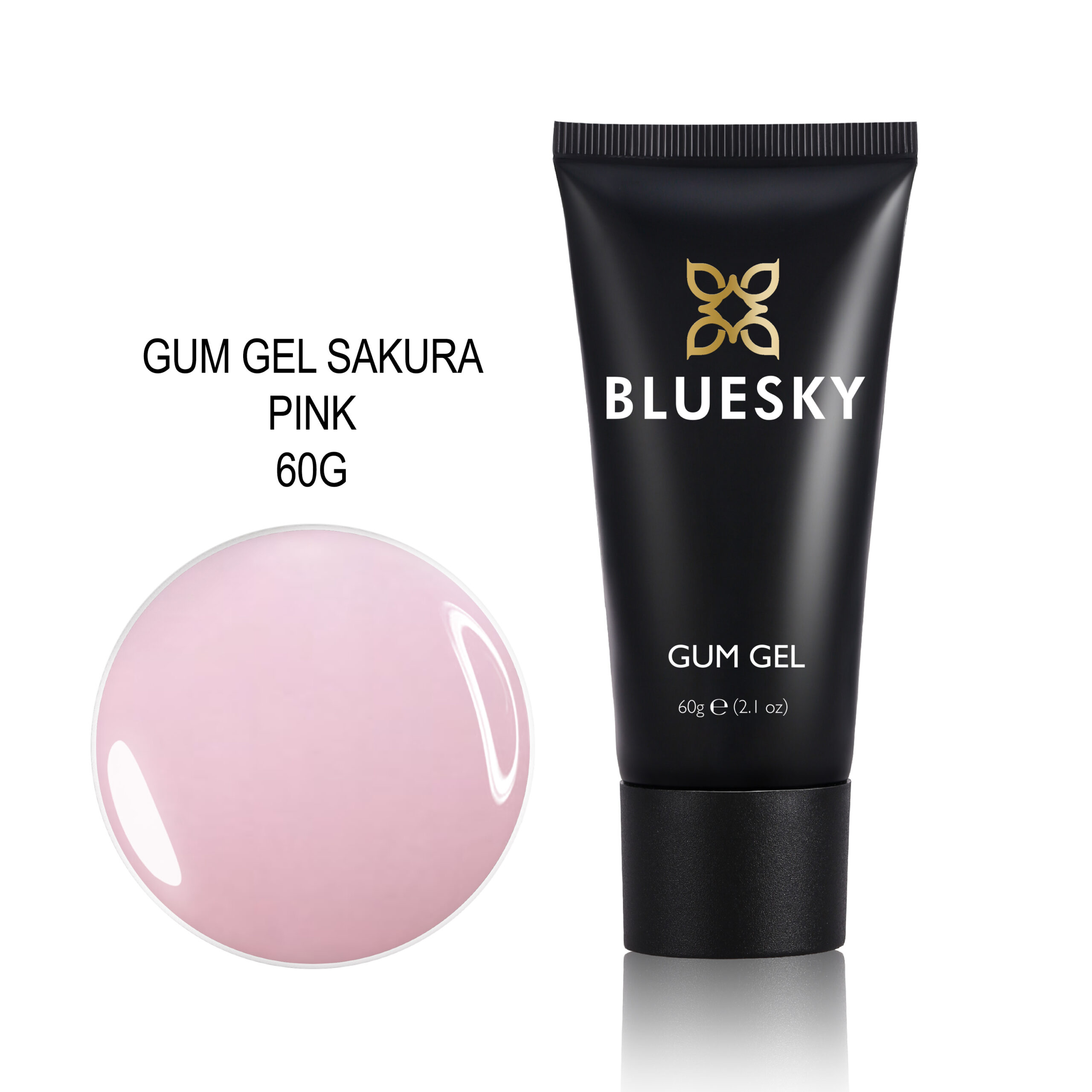 GUM06_2 BLUESKY GUM GEL SAKURA PINK 60GR - Image 1