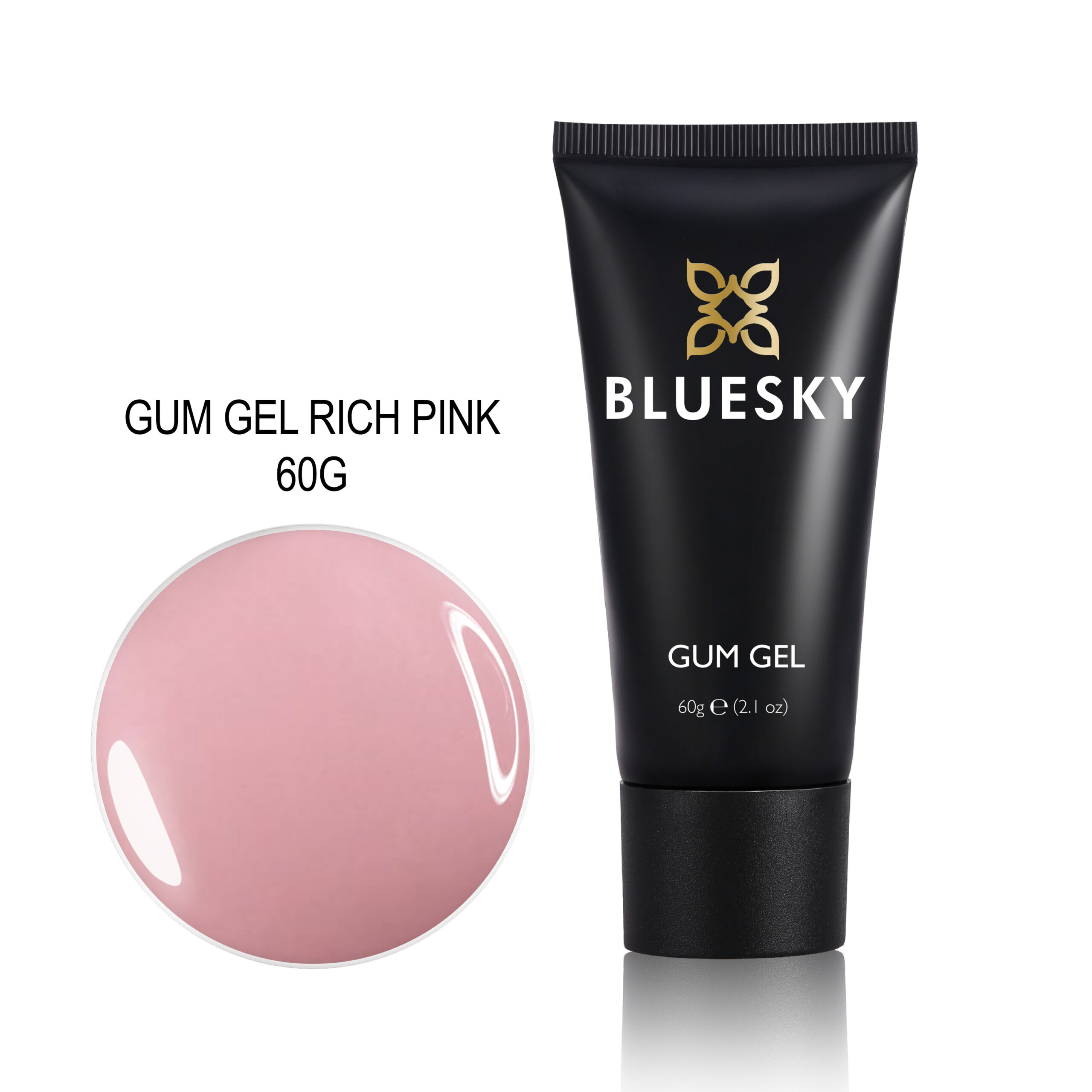 GUM07_3 BLUESKY GUM GEL RICH PINK 60GR - Image 1