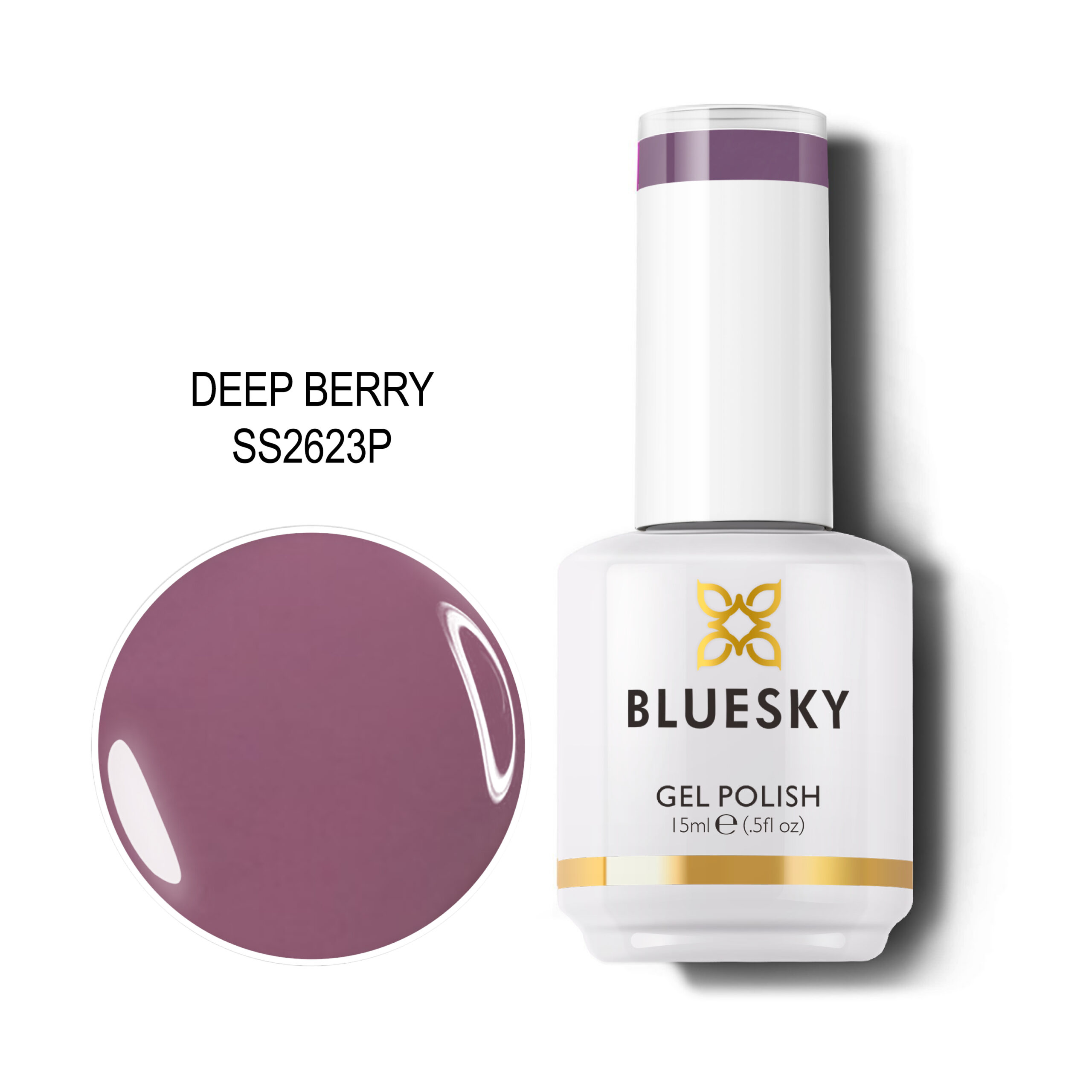 SS2623P BLUESKY TRAJNI LAK DEEP BERRY 15ML - Image 1