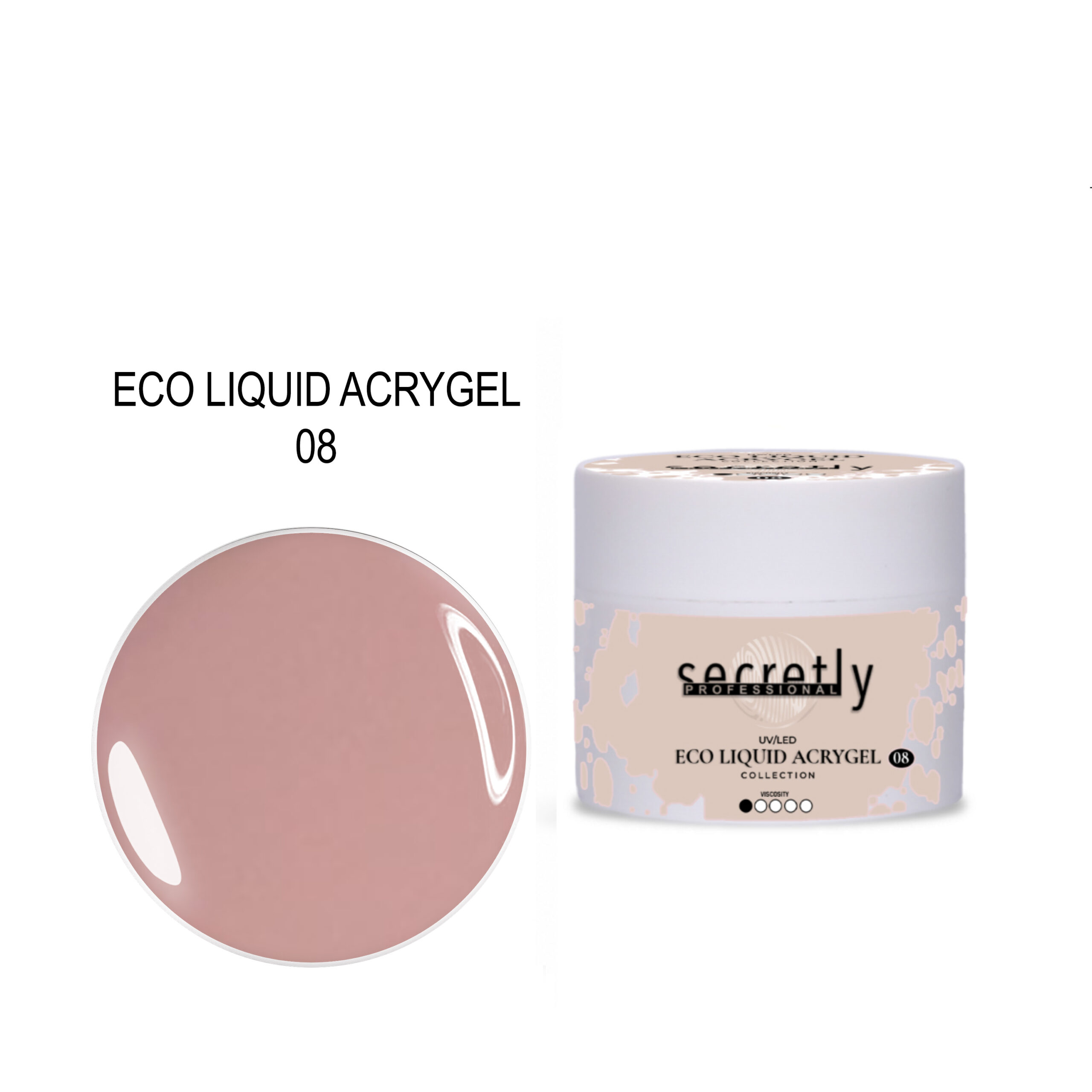 SECRETLY ECO LIQUID ACRYGEL 08 25ML SECRETLY ECO LIQUID ACRYGEL 08 25ML