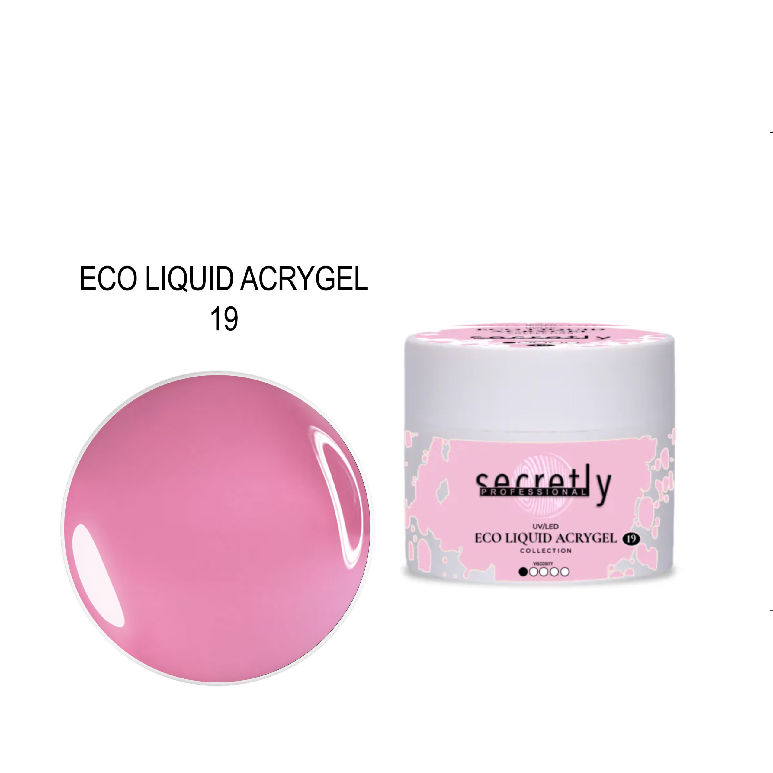 SECRETLY ECO LIQUID ACRYGEL 19 25ML SECRETLY ECO LIQUID ACRYGEL 19 25ML