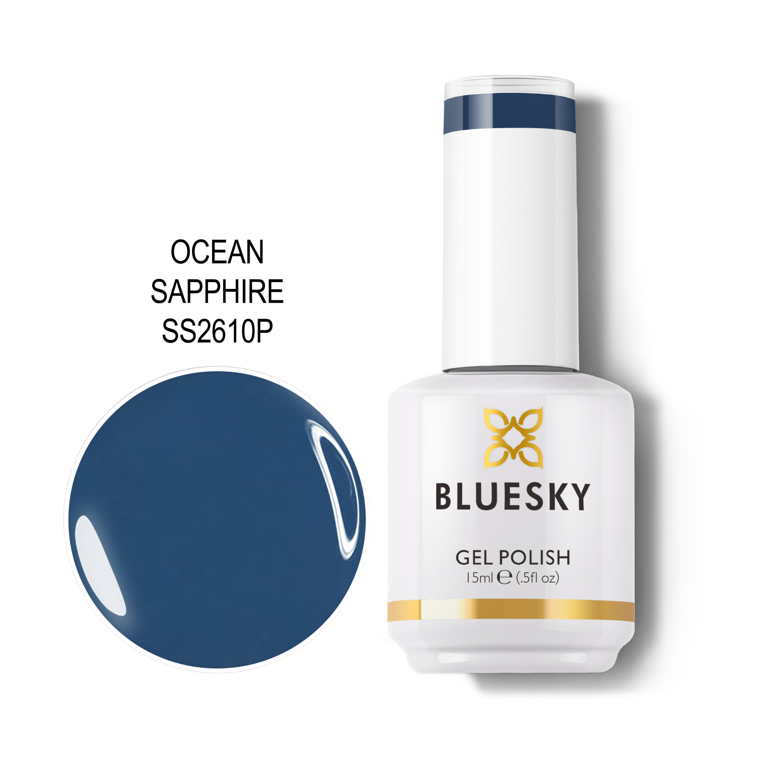SS2610P BLUESKY TRAJNI LAK OCEAN SAPPHIRE 15ML - Image 1