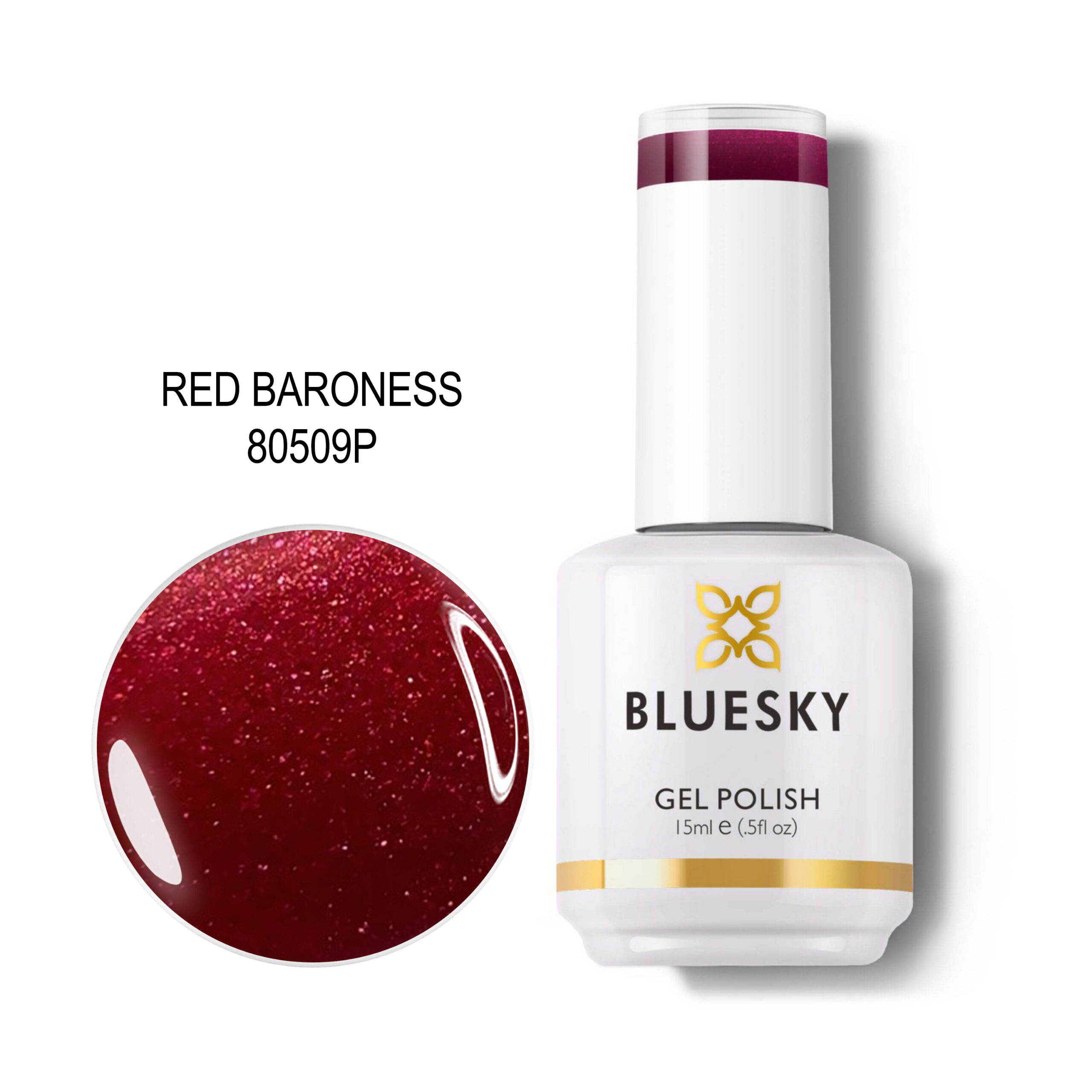 BLUESKY TRAJNI LAK RED BARONESS 15ML BLUESKY TRAJNI LAK RED BARONESS 15ML