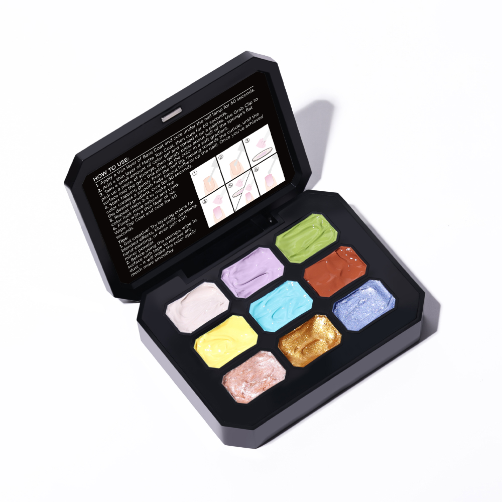 BLUESKY OMBRE PALLETE GEL 18GR BLUESKY OMBRE PALLETE GEL 18GR