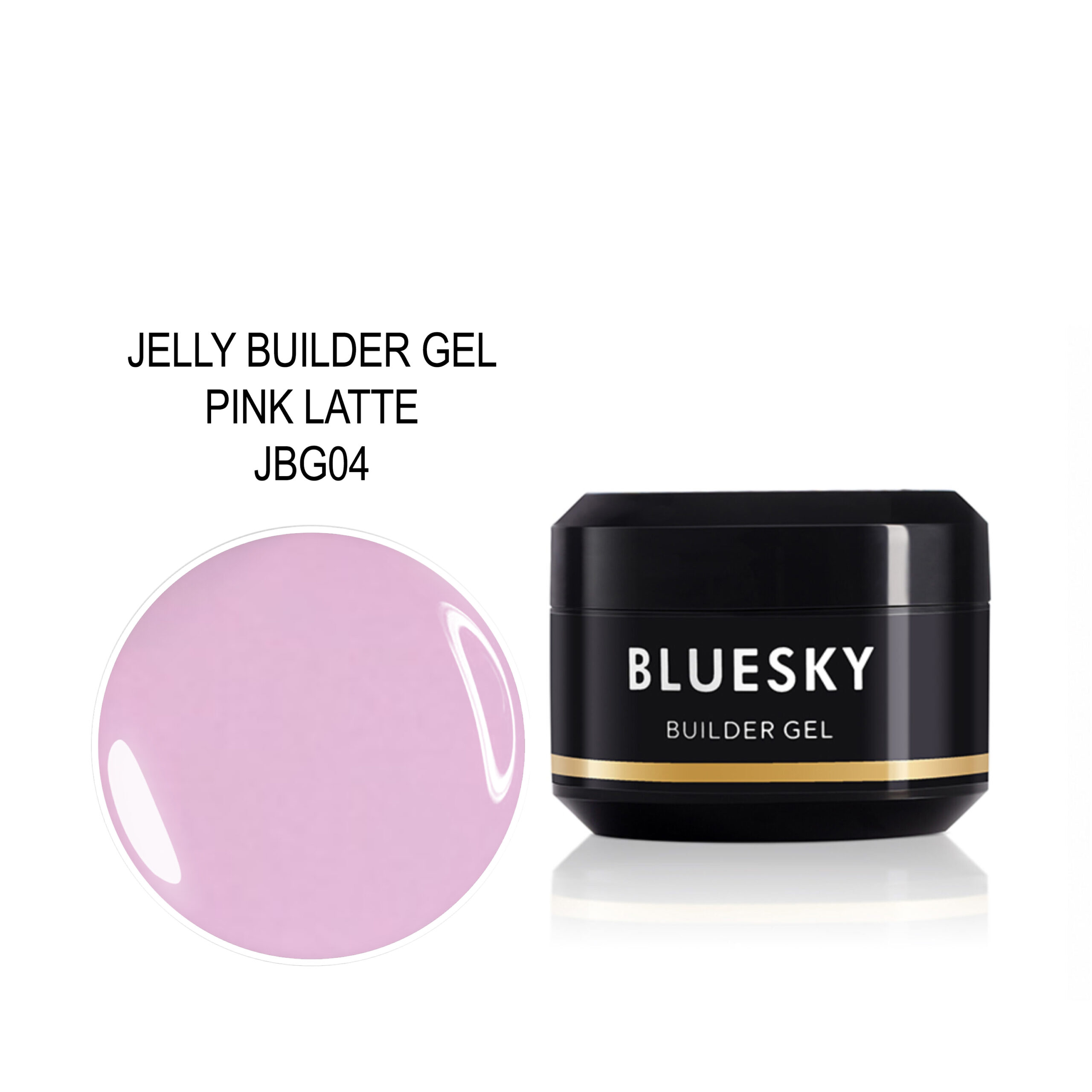 BLUESKY SENSITIVE JELLY BUILDER GEL PINK LATTE 50GR BLUESKY SENSITIVE JELLY BUILDER GEL PINK LATTE 50GR