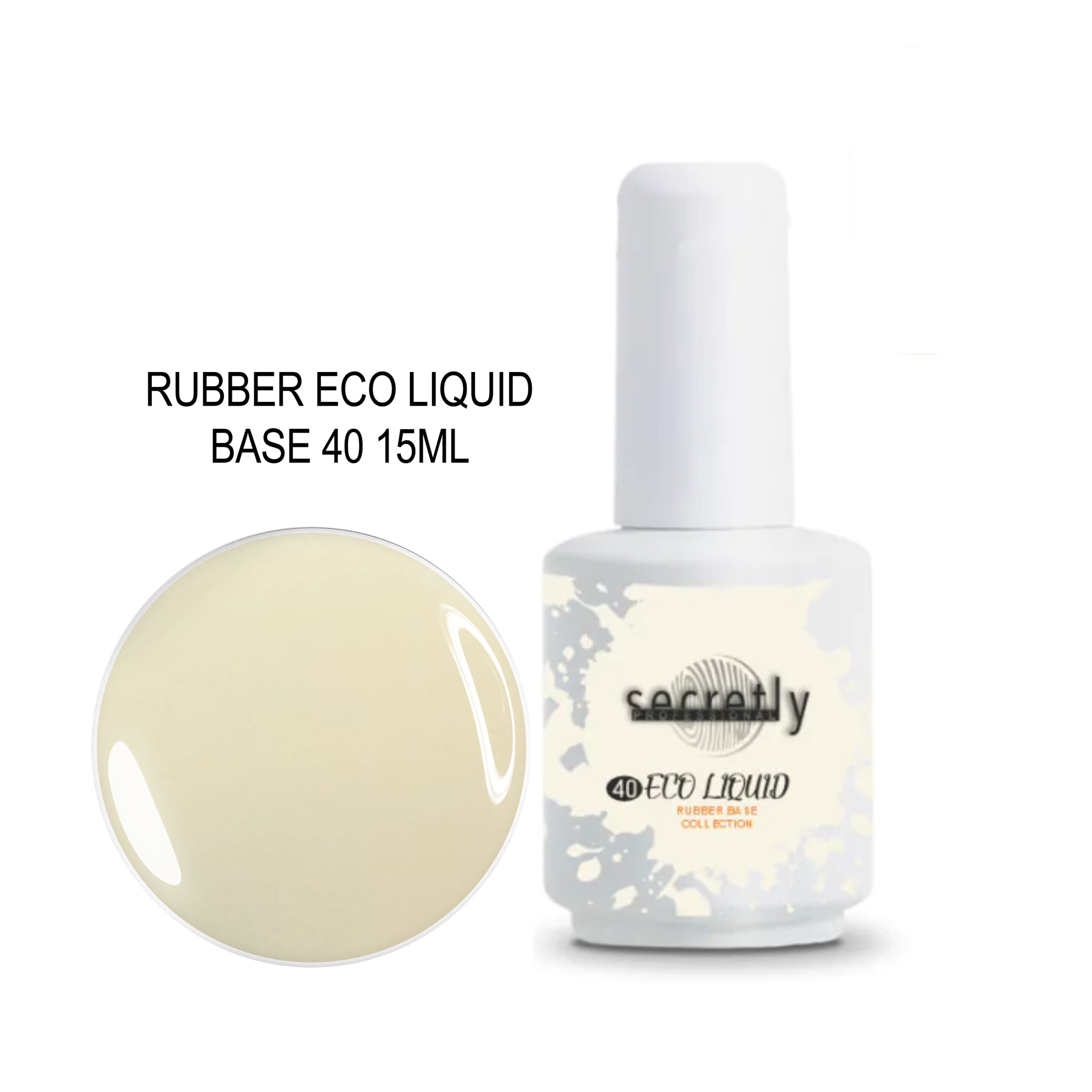 SECRETLY RUBBER ECO LIQUID BASE 40 15ML SECRETLY RUBBER ECO LIQUID BASE 40 15ML