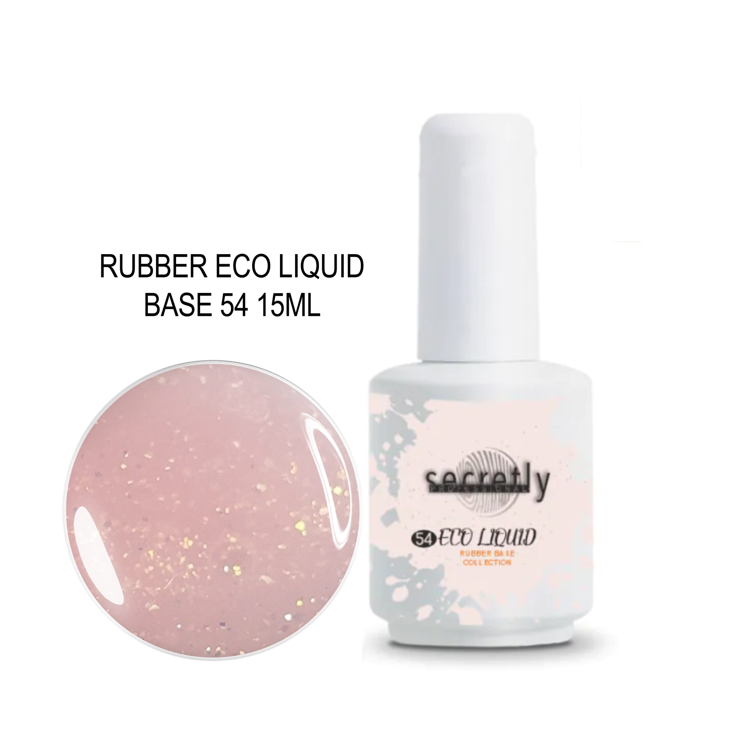 54_1 SECRETLY RUBBER ECO LIQUID BASE 54 15ML - Image 1