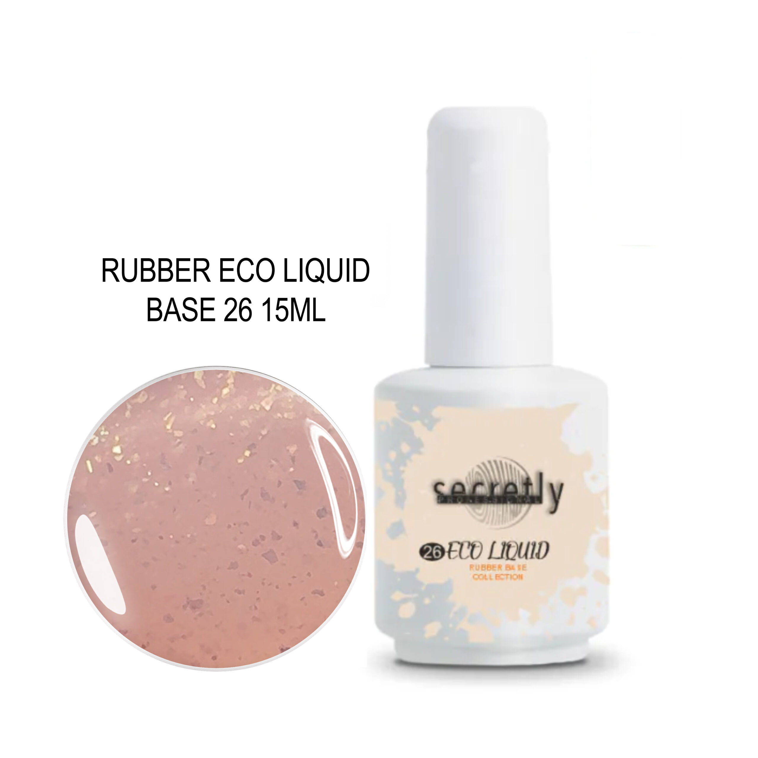 SECRETLY RUBBER ECO LIQUID BASE 26 15ML SECRETLY RUBBER ECO LIQUID BASE 26 15ML