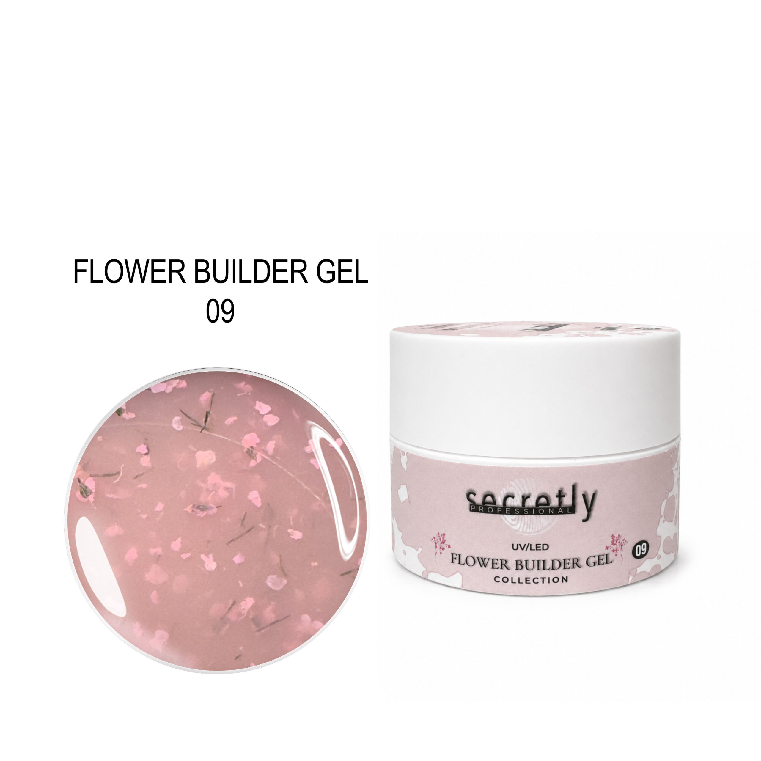 SECRETLY FLOWER BUILDER GEL 09 25ML SECRETLY FLOWER BUILDER GEL 09 25ML