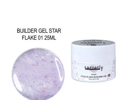 SECRETLY BUILDER GEL STAR FLAKE 01 25ML