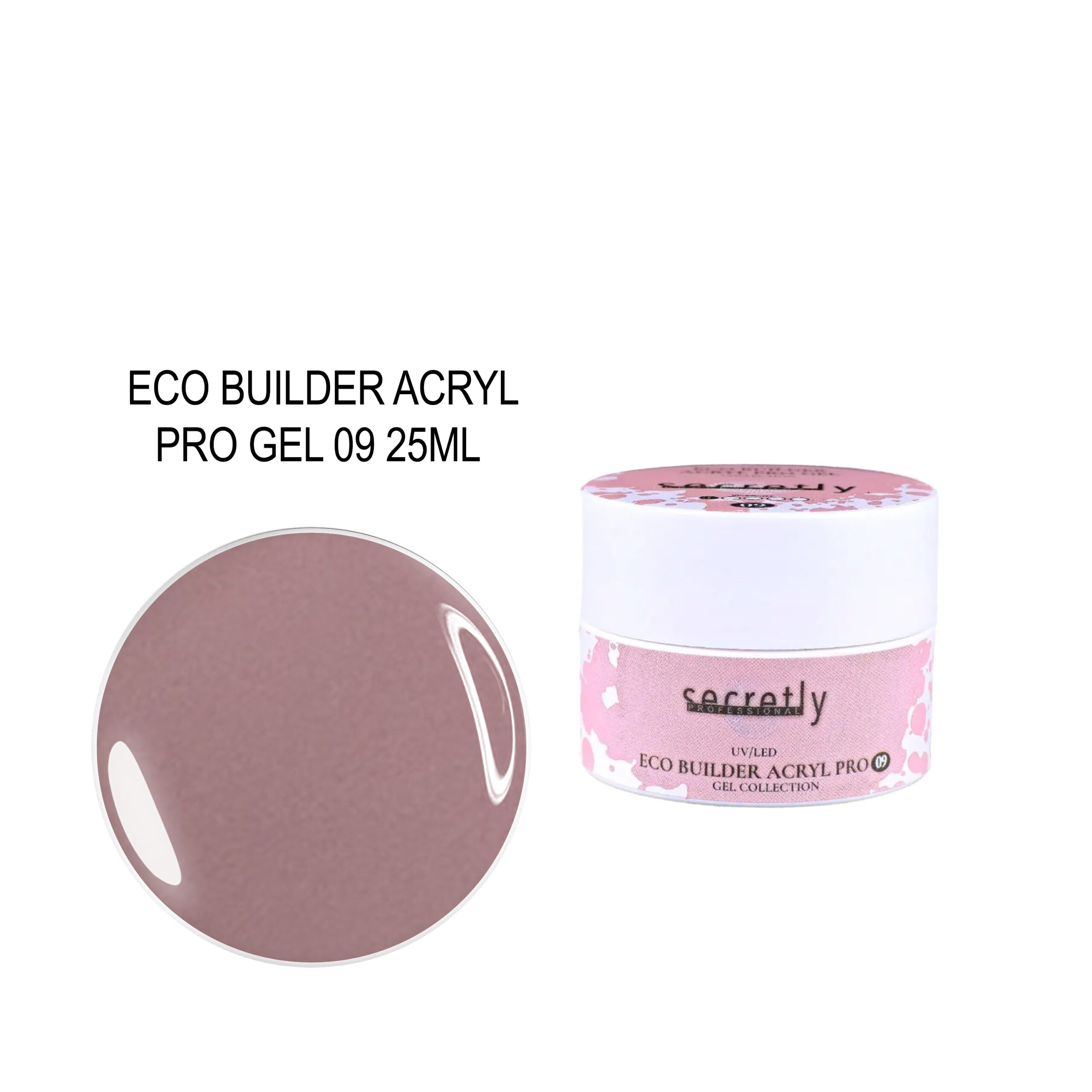 SECRETLY ECO BUILDER ACRYL PRO GEL 09 25ML SECRETLY ECO BUILDER ACRYL PRO GEL 09 25ML